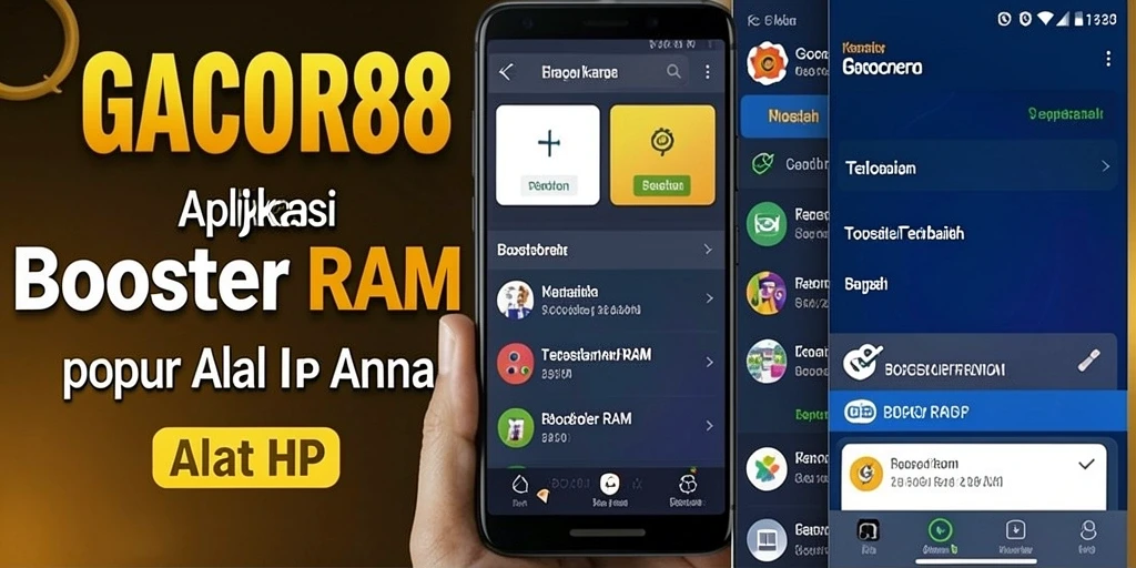 Antarmuka GACOR88 yang mudah digunakan untuk Booster RAM.